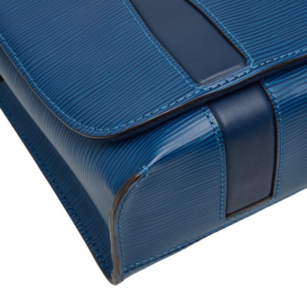 Louis Vuitton Epi Harrington Messenger PM Shoulder Bag M53407 Blue Azur Leath... - Picture 6 of 12